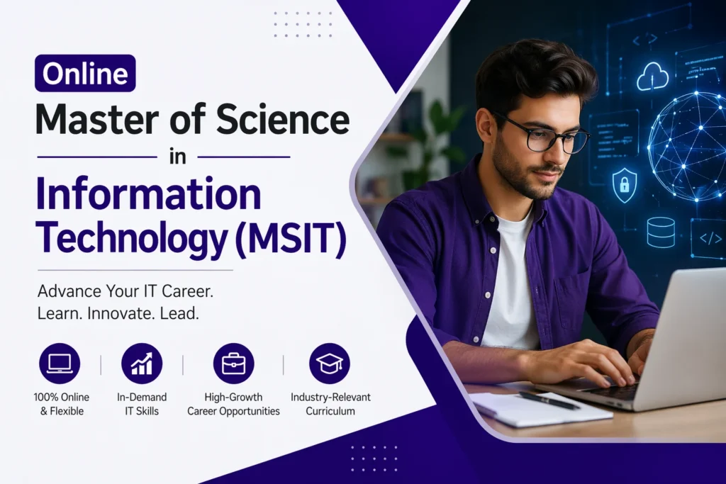 Online MSIT Degree, master of science in information technology