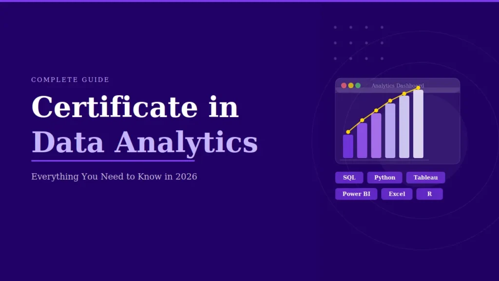 Certificate in Data Analytics