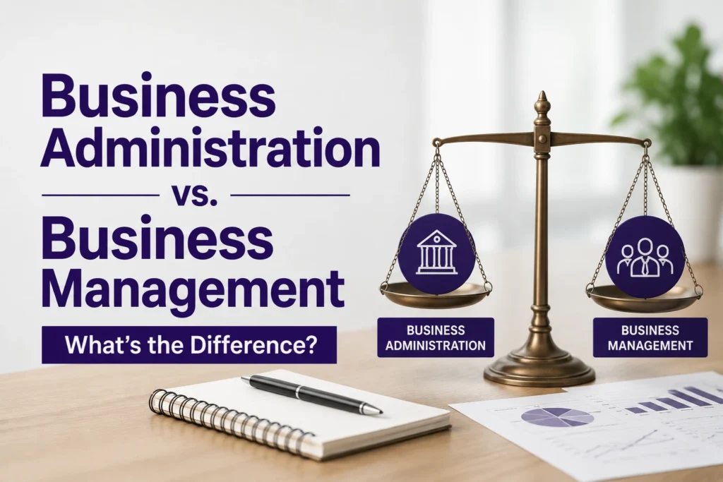 Business Administration vs Business Management