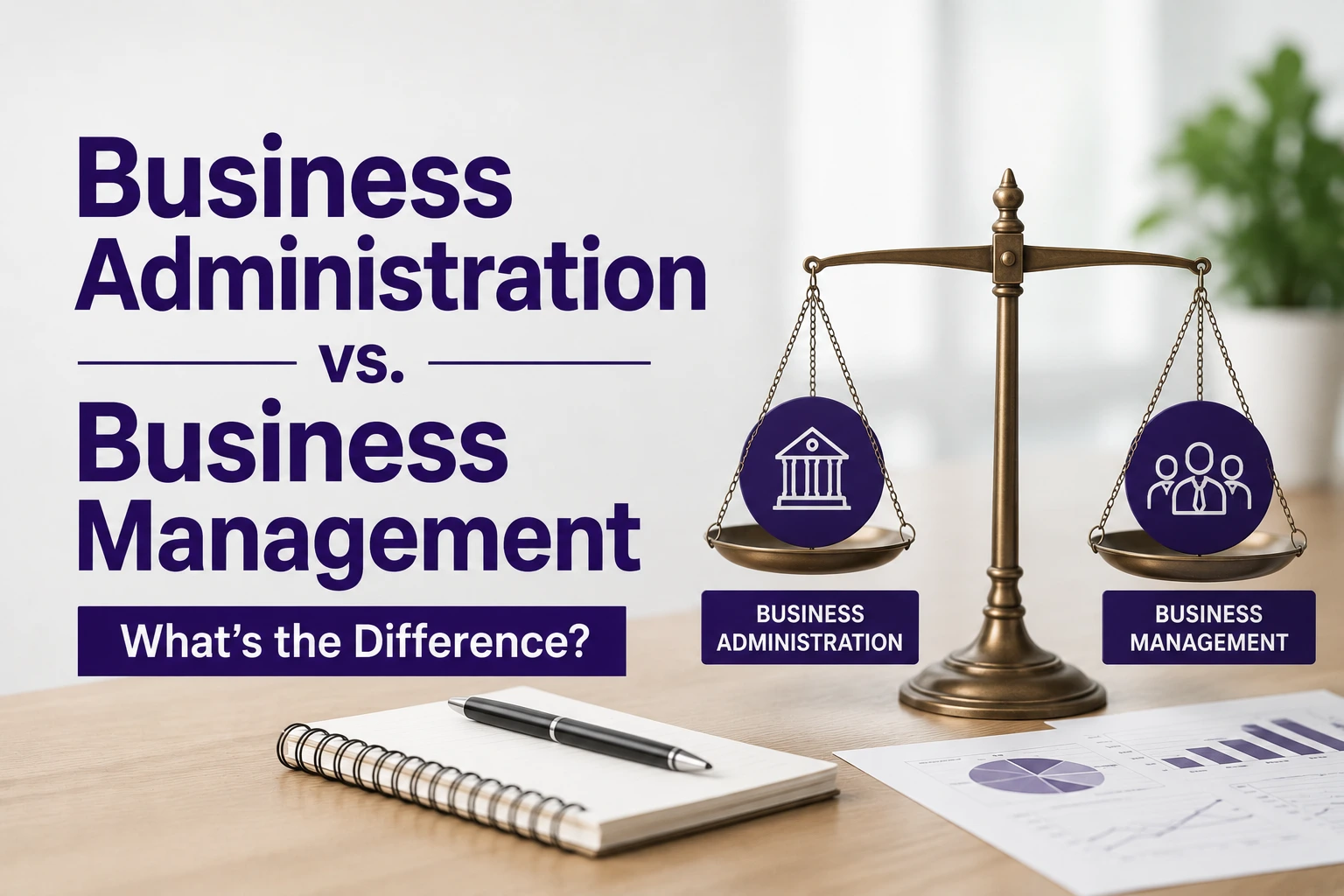 Business Administration vs Business Management