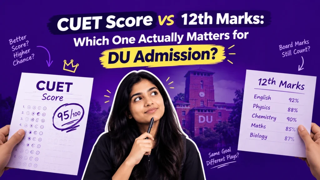 cuet score vs 12th marks