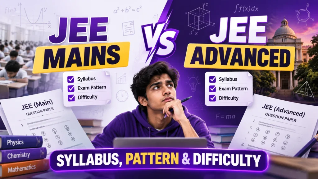 jee mains vs jee advanced