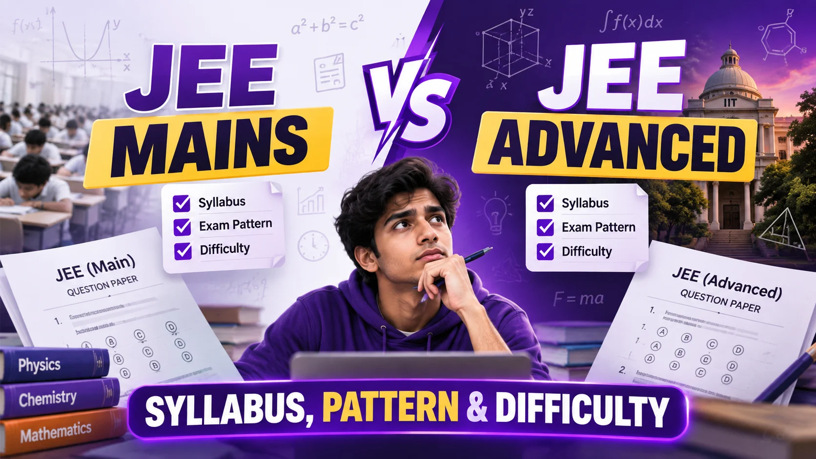 jee mains vs jee advanced